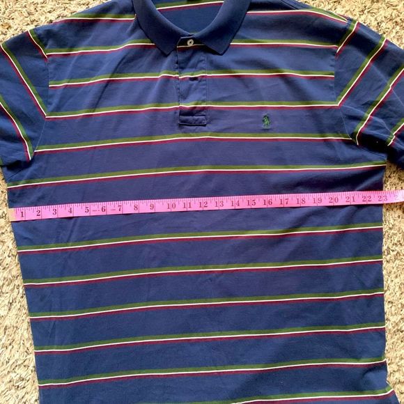 🎉 BOGO FREE Sale!! 😀 🎉 Ralph Lauren Polo Navy, Green stripe. - Picture 3 of 7